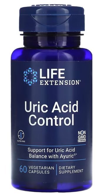 Uric Acid Control Life Extension 60 gélules - Acide urique à Paris Paris Herba Barona