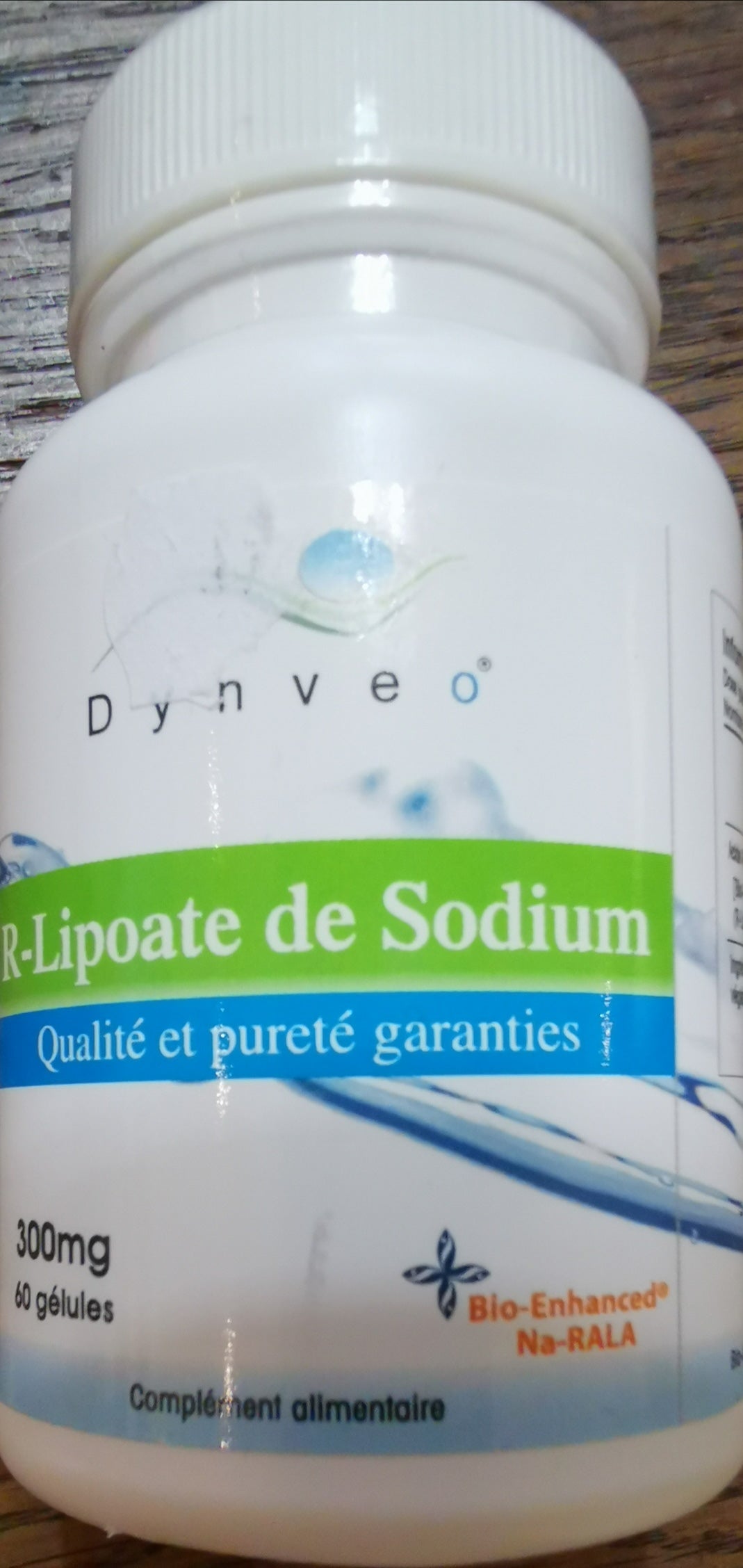 Acide alpha-lipoique sous forme R 300 mg 60 gélules DYNVEO