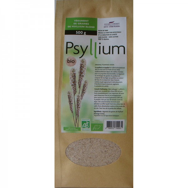 Psyllium bio blond 500 g sachet refermable - Paris Paris Herba Barona