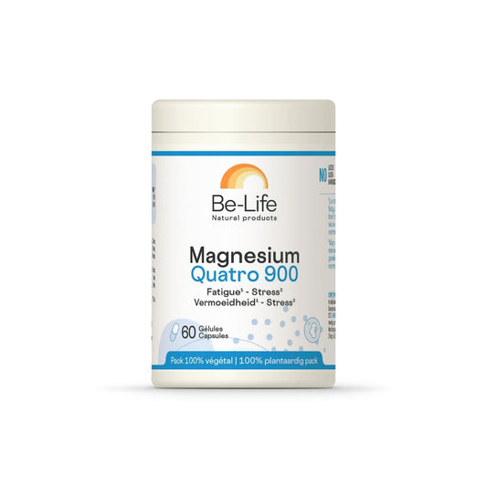 Magnesium Quatro 900 – Be-Life – 60 gélules – Paris 12e Paris Herba Barona