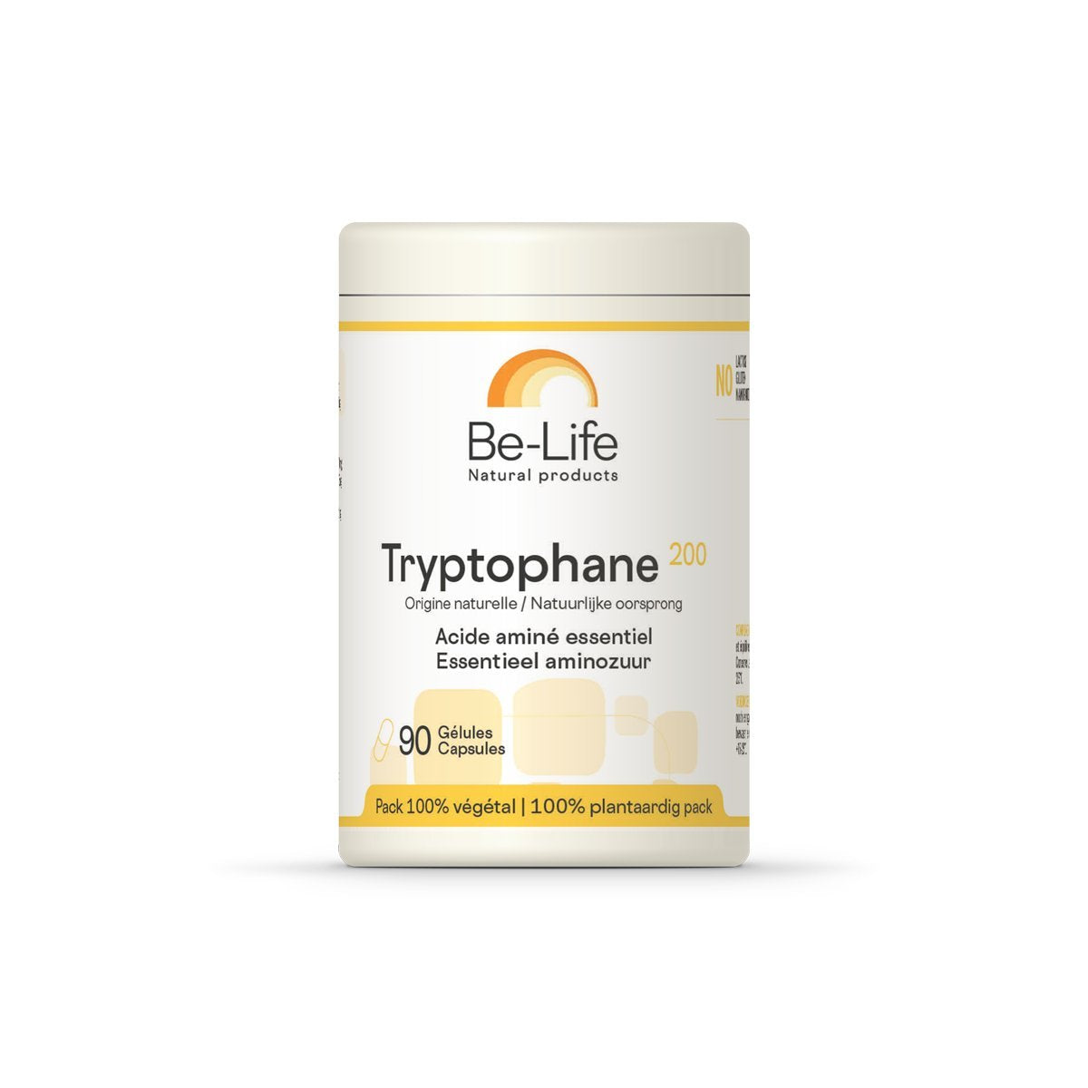 Tryptophane 200 mg – Be-Life – 90 gélules – Paris 12e Paris Herba Barona