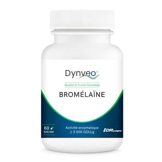 Bromelaïne 500 mg 5000 GDU 60 gélules DYNVEO