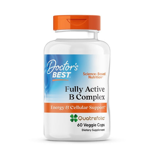 Fully Active B Complex Quatrefolic 30 Gélules Doctor's Best - Acheter à Paris Paris Herba Barona