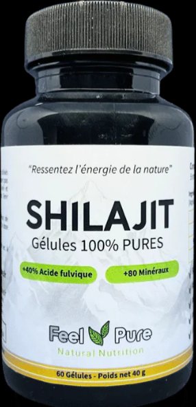 Shilajit Feel Pure gelules Paris Herba Barona