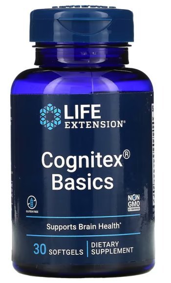 Cognitex Basics Life Extension 30 gélules | Sante du cerveau à Paris Paris Herba Barona