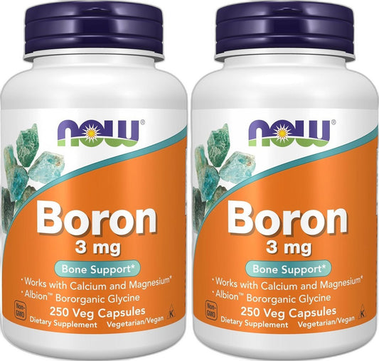 Bore 3 mg – NOW Foods – 250 gélules végétales Paris Herba Barona