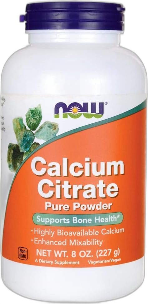 Citrate de Calcium en Poudre Pure – Now Foods – 227g Paris Herba Barona