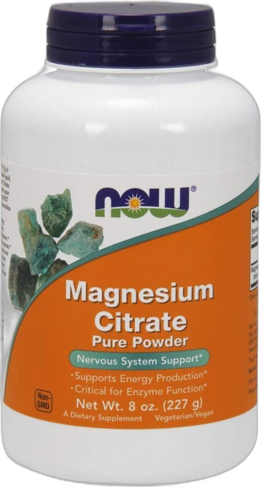 Citrate de Magnesium en Poudre Pure Now Foods 227g à Paris Paris Herba Barona
