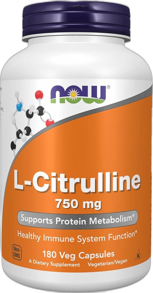 Citrulline 750mg – Now Foods – 90 gélules Paris Herba Barona