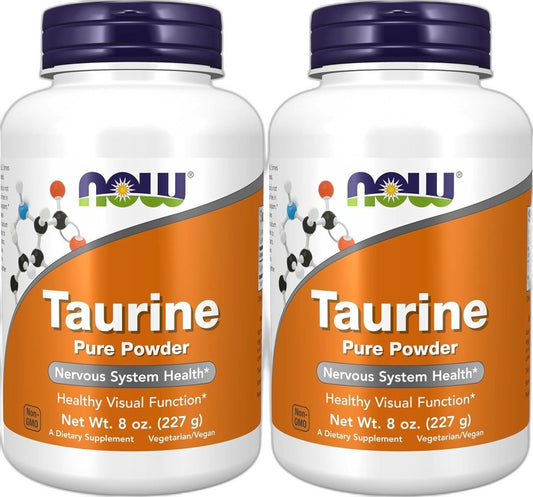 Taurine Pure Powder – NOW Foods – 227 g Paris Herba Barona