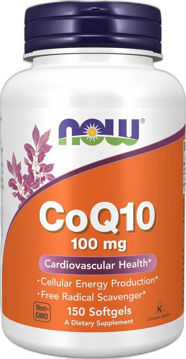 Ubiquinol 100 mg CoQ10 – 120 gélules – Now Foods Paris Herba Barona