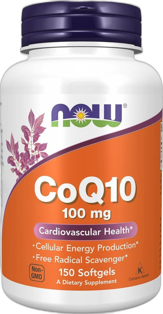 Ubiquinol 100 mg CoQ10 – 120 gélules – Now Foods Paris Herba Barona