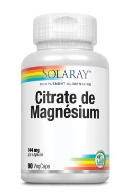 Citrate de Magnésium à  paris  Solaray