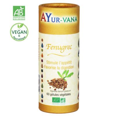 Fenugrec bio à Paris - Ayur vana - 60 gélules