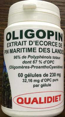 OPC ( extrait d’écorce de pin maritime) à Paris  60 gélules