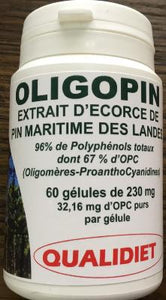 OPC ( extrait d’écorce de pin maritime) à Paris  60 gélules