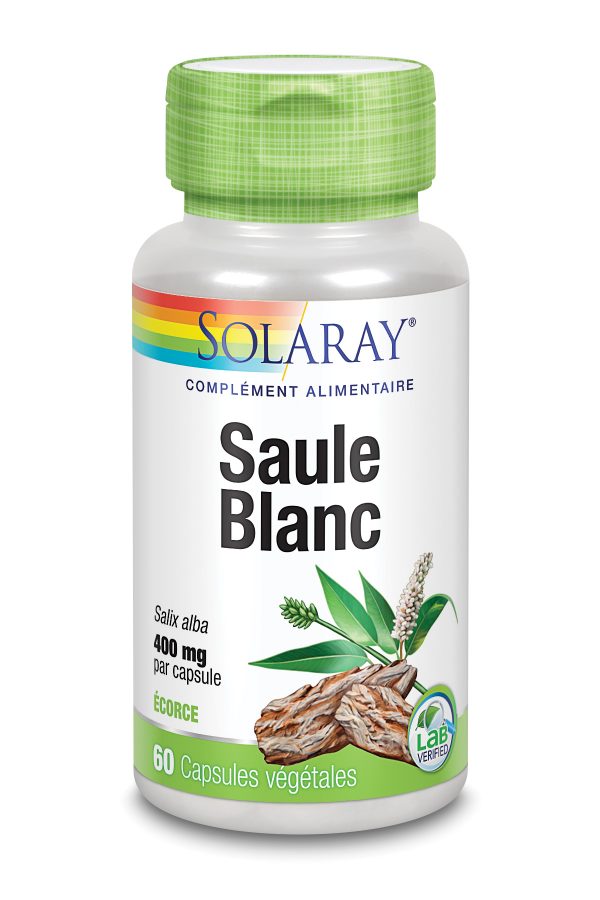 Saule blanc à PARIS  400mg 60 gélules Solaray
