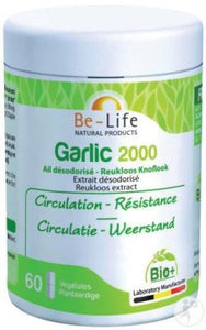 Ail extrait désodorisé Garlic 2000 - Be-Life -60 gélules - PARIS