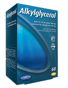 ALKYLGLYCEROL Huile de foie de requin 60 gélules - PARIS