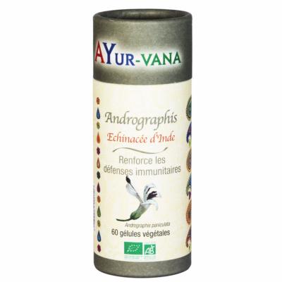 Andrographis 60 gélules Ayur vana - paris