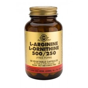 L-Arginine/L-Ornithine  à Paris - 50 Gélules - SOLGAR