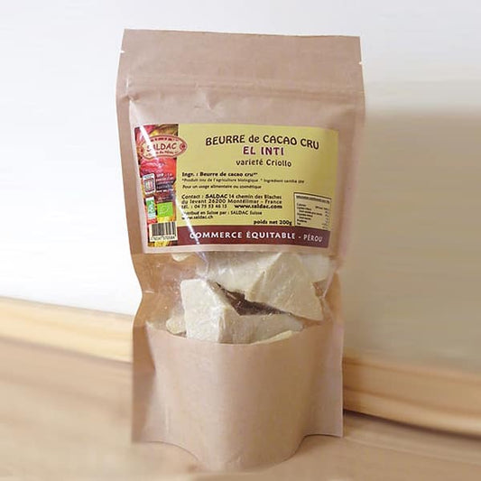 Beurre de Cacao  paris crue et bio 250 g