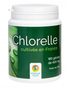 Chlorelle  cultivée en France 180 gélules Flamant vert