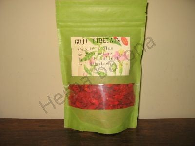 Goji  en baie séchée grade AAA du plateau du Tibet à plus de 3000 mètres - 250 g
