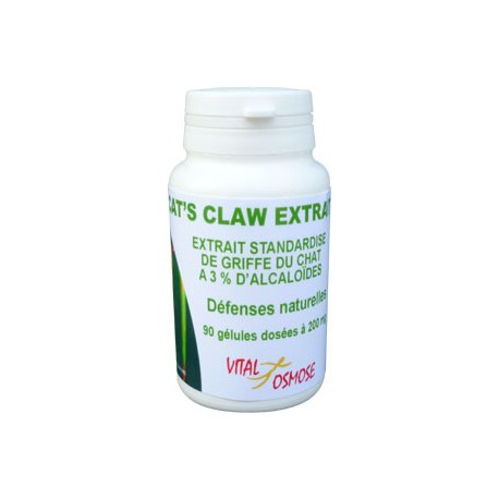 Griffe du Chat - Cat's Claw Extrait A 3% - 90 gélules Paris Herba Barona
