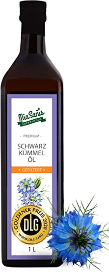Huile de Nigelle de Miasanis superfood Schwarzkümmelöl gefiltert bio  à Paris