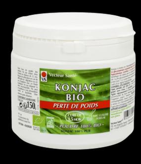Konjac poudre bio à paris 150 g VECTEUR SANTE