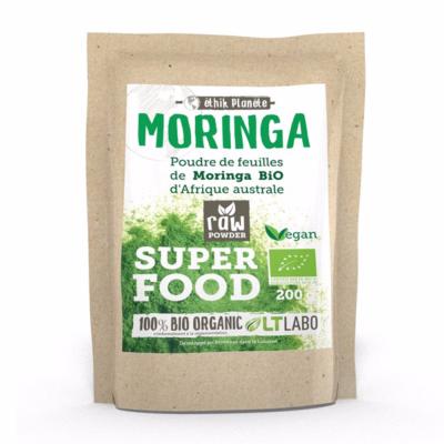 Moringa en poudre bio 150 g en vente à PARIS - Lt labo