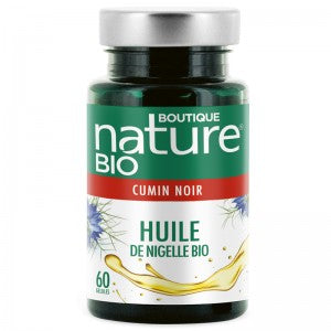 Nigelle bio en gélules végétales en boutique de produits naturels à Paris