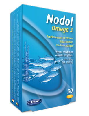 NODOL 30 gélules d'huiles de poisson concentré 84% d' oméga 3