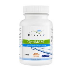 OPTI MSM à PARIS  en poudre pure 250 g - Dynveo