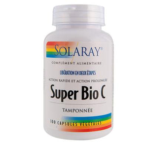 Super Bio C tamponnée 500 mg 30 capsules Solaray